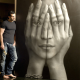 Illustration for article titled Hyper-realistic paintings look like huge double-exposure photos